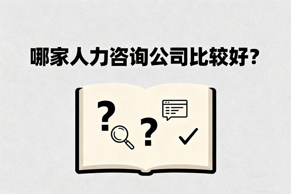 哪家人力咨詢公司比較好？